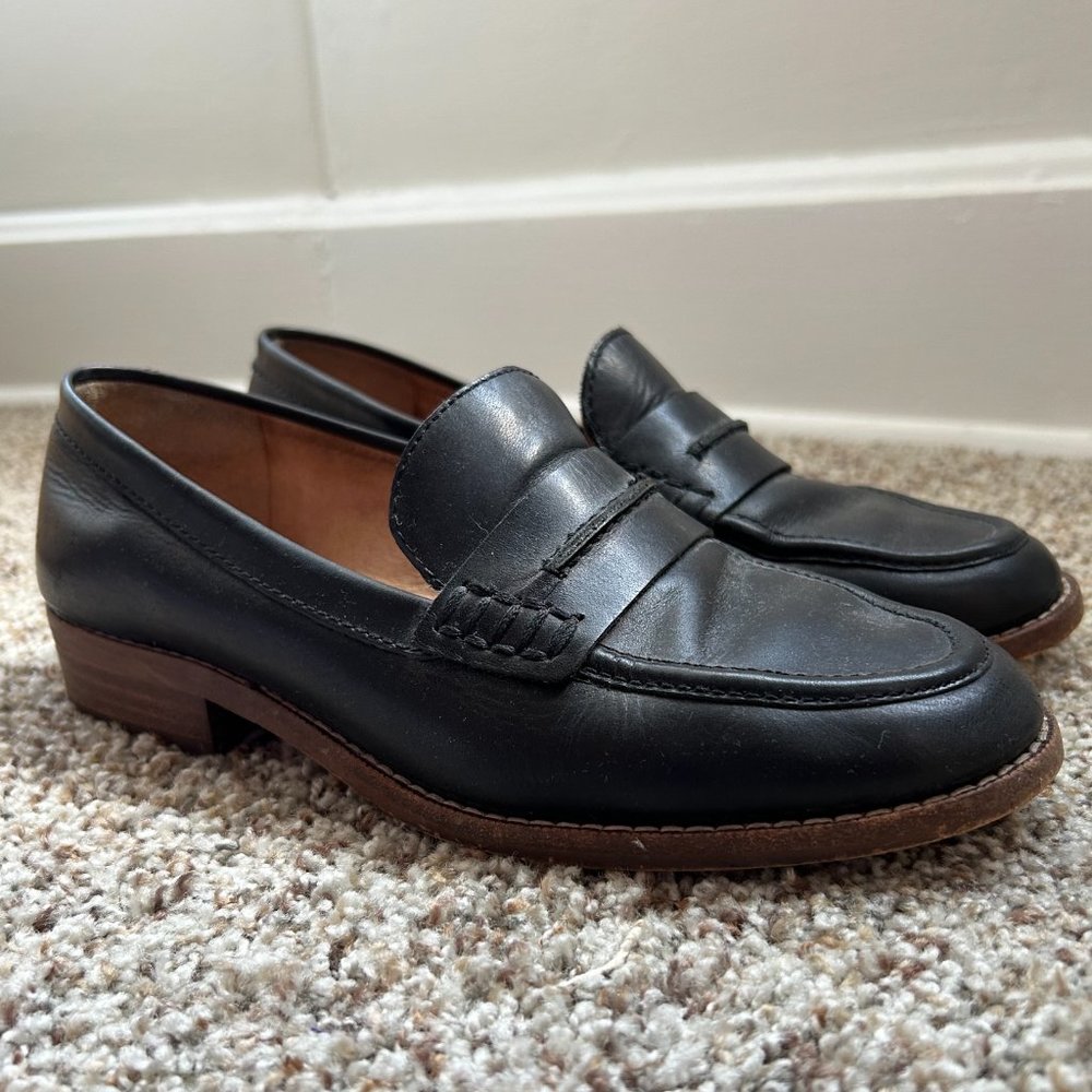 Madewell Black Elinor Loafers